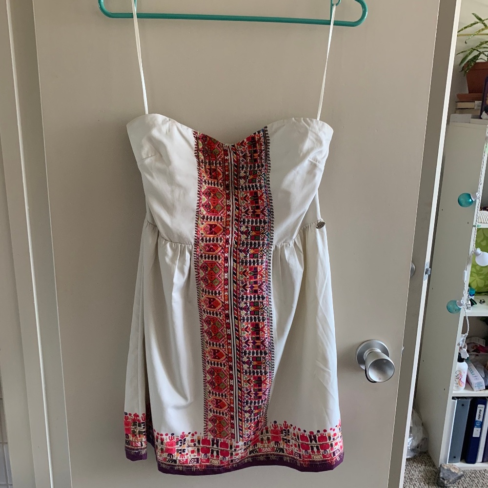 Roxy beaded multi color dress